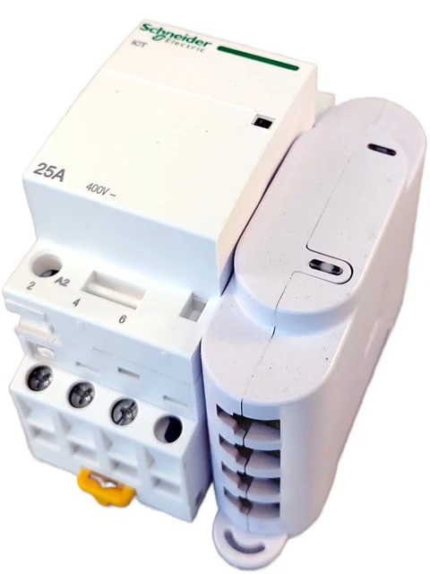 Effektmätare och strömbrytare 3-faser