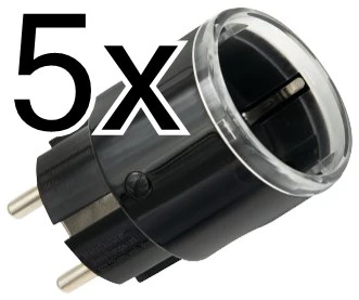 5 x Fjärrplug