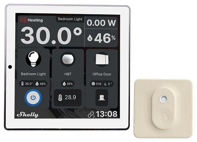 Väggskärm + termometer