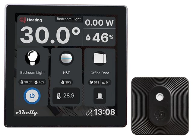 Väggskärm + termometer